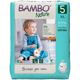 Uşaqlar üçün tuman bezləri Bambo Nature 5 19 ədəd 100001925850
