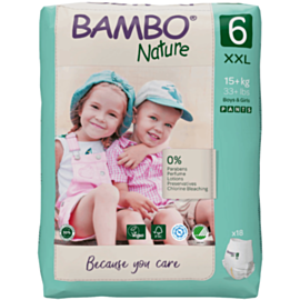 Uşaqlar üçün tuman bezləri Bambo Nature 6 18 ədəd 100001925950