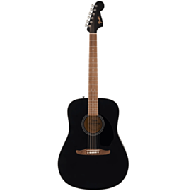 Elektrikli akustik gitara Fender Debut Redondo CE Drednaught Black
