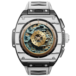 Smart saat Vertu Grand Watch S1 WS1-T-BW11-CHW-015 Black,White