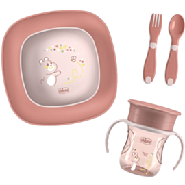 Uşaq Qabları Dəsti Chicco Çəhrayı  00016201150000
