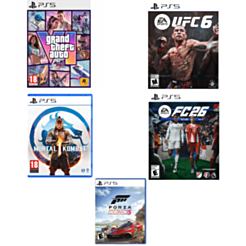 PlayStation FC 26, GTA 6, Mortal Kombat 1, Forza Horizon 5, UFC 6 (Digital Version)