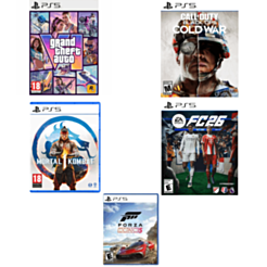 PlayStation FC 26, GTA 6, Mortal Kombat 1, Forza Horizon 5, Call of Duty: Black Ops Cold War (Digital Version)