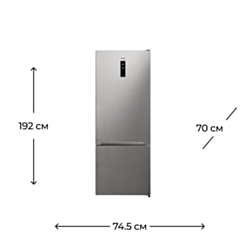 Холодильник Vestel NFC70480A22 EX VM