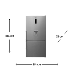 Холодильник Vestel NFC84580A22 EX Wi-Fi WD