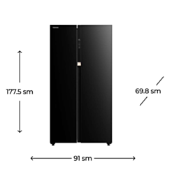 Soyuducu Toshiba GR-RS780WI-PGJ(22)
