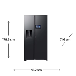 Soyuducu Samsung Bespoke RS90F65D1FWT