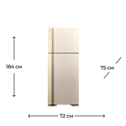 Холодильник Hitachi R-V540PUC7 BEG