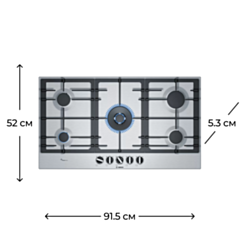 Варочная поверхность Bosch PCR9A5B90M
