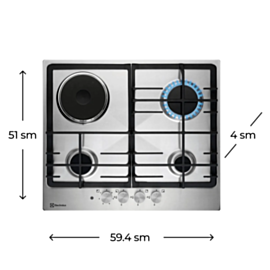 Plitə Electrolux KGM64311X