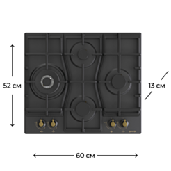 Варочная поверхность Gorenje GW6D42CLB