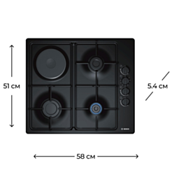 Варочная поверхность Bosch PBY6C6B62O 