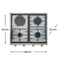 Plitə Teka EX 60.1 3G 1P AI AL CI