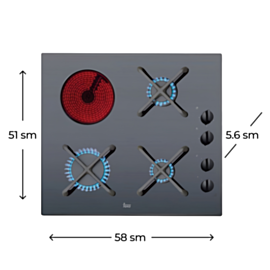 Plitə Teka HL 60 3G 1H AI AL CI