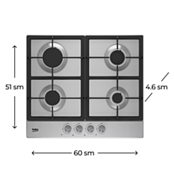 Plitə Beko HIAG 64225 SX