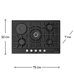 Варочная поверхность Electrotech H7107P13IS EMB