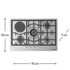 Варочная поверхность Electrotech H7107P13IS-X
