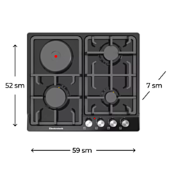 Plitə Electrotech Ikos 60 3GP-SE