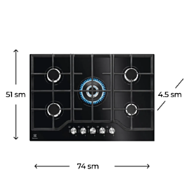 Plitə Electrolux KGG75362K	