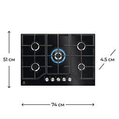 Варочная поверхность Electrolux KGG75362K	