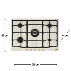 Варочная поверхность Franke FHCL 755 4G TC PW C