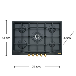 Plitə Franke FHCL 755 4G TC GF C