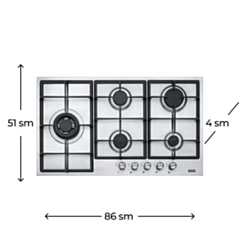 Plitə Franke FHNL 905 4G TC XS C