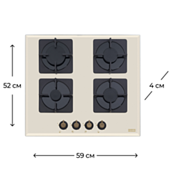 Варочная поверхность Franke FHNS 604 4G CR C