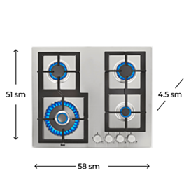 Plitə Teka EFX 60 4G AI AL CI