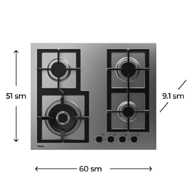 Plitə Teka EFX 60.1 4G AI AL DR CI