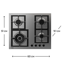 Варочная поверхность Teka EFX 60.1 4G AI AL DR CI
