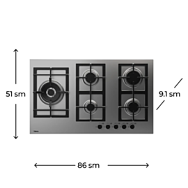 Plitə Teka EFX 90 5G AI AL CI
