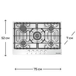 Варочная поверхность Electrotech H7102P05IS-IX 