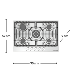 Plitə Electrotech H7102P05IS-IX 