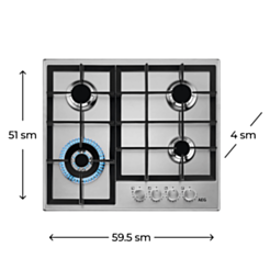 Plitə AEG HGB64420SM