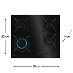 Варочная поверхность AEG HKB64453NB