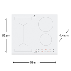 İnduksion plitə Electrolux LIV63431BW