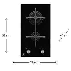 Plitə Electrolux EGC3322NVK