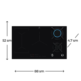 İnduksion plitə Electrolux KDI951723K