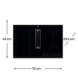 İnduksion plitə Electrolux KCC83443