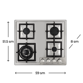 Plitə KRONA CALORE 60 IX