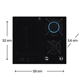 Plitə Electrolux KDI641723K