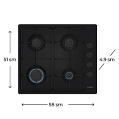 Plitə Bosch PBP6C6K80Q