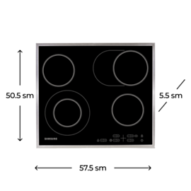 Plitə Samsung NZ64T3516CK/WT