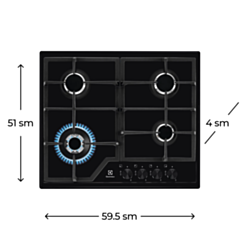 Plitə Electrolux KGS6436K