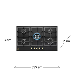 Plitə Electrolux KGS9536RN