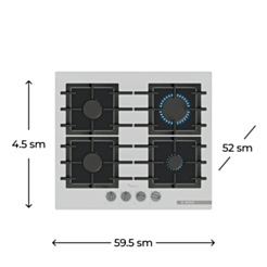 Plitə Bosch PPP6A2I40R