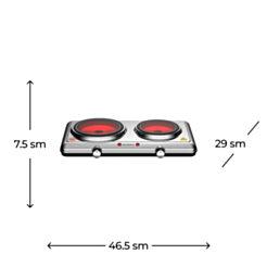 Masaüstü plitə Kumtel HCD-1002