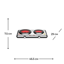 Настольная плита Kumtel HCD-1002