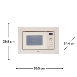 Mikrodalğalı soba Franke FMW 20 GN G CR CREAM